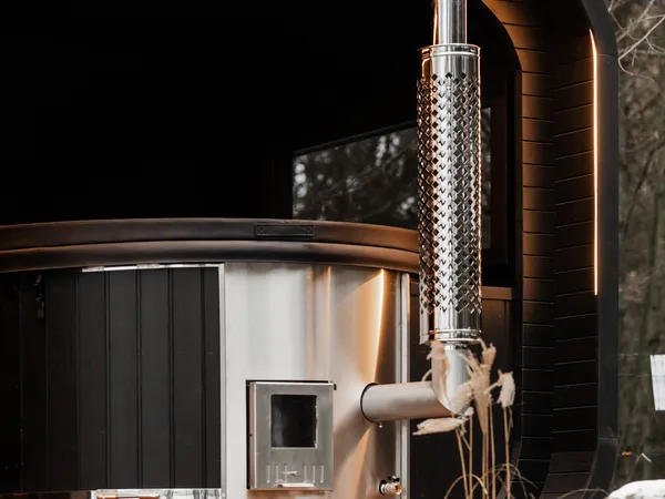6 személyes LUX GOLD 2 in 1 szauna + dézsafürdő kombó