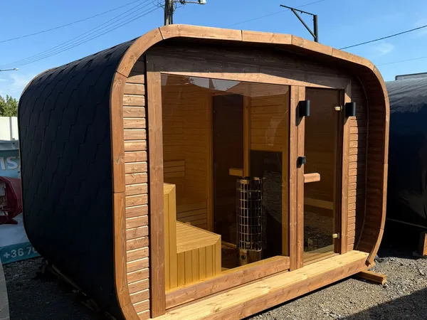 6 SZEMÉLYES VIP LUX SZAUNA – ELEKTROMOS KÁLYHÁVAL