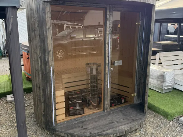 4 SZEMÉLYES CILINDRO SZAUNA – HARVIA 9 KW ELEKTROMOS KÁLYHÁVAL