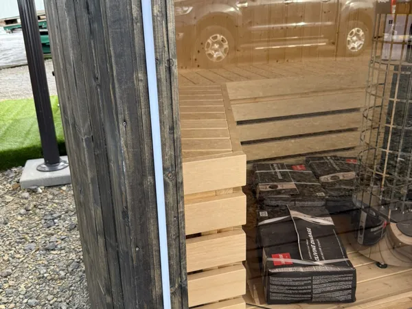 4 SZEMÉLYES CILINDRO SZAUNA – HARVIA 9 KW ELEKTROMOS KÁLYHÁVAL